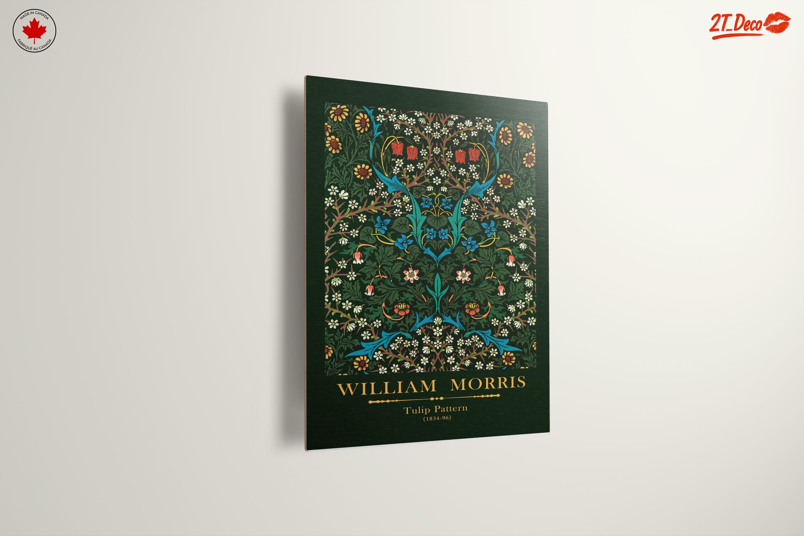 William Morris Tulip Pattern Artwork - Image 13