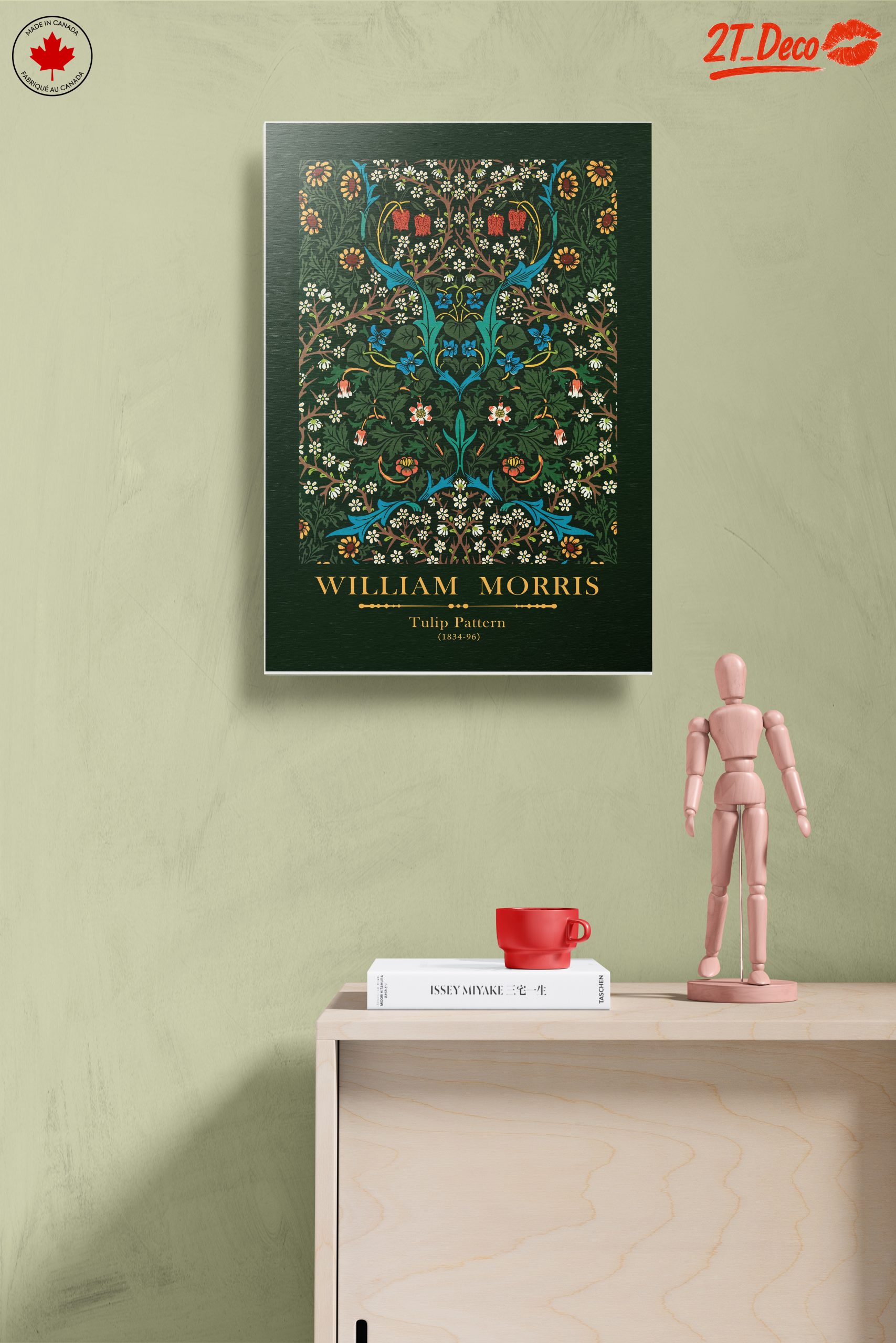 William Morris Tulip Pattern Artwork - Image 14