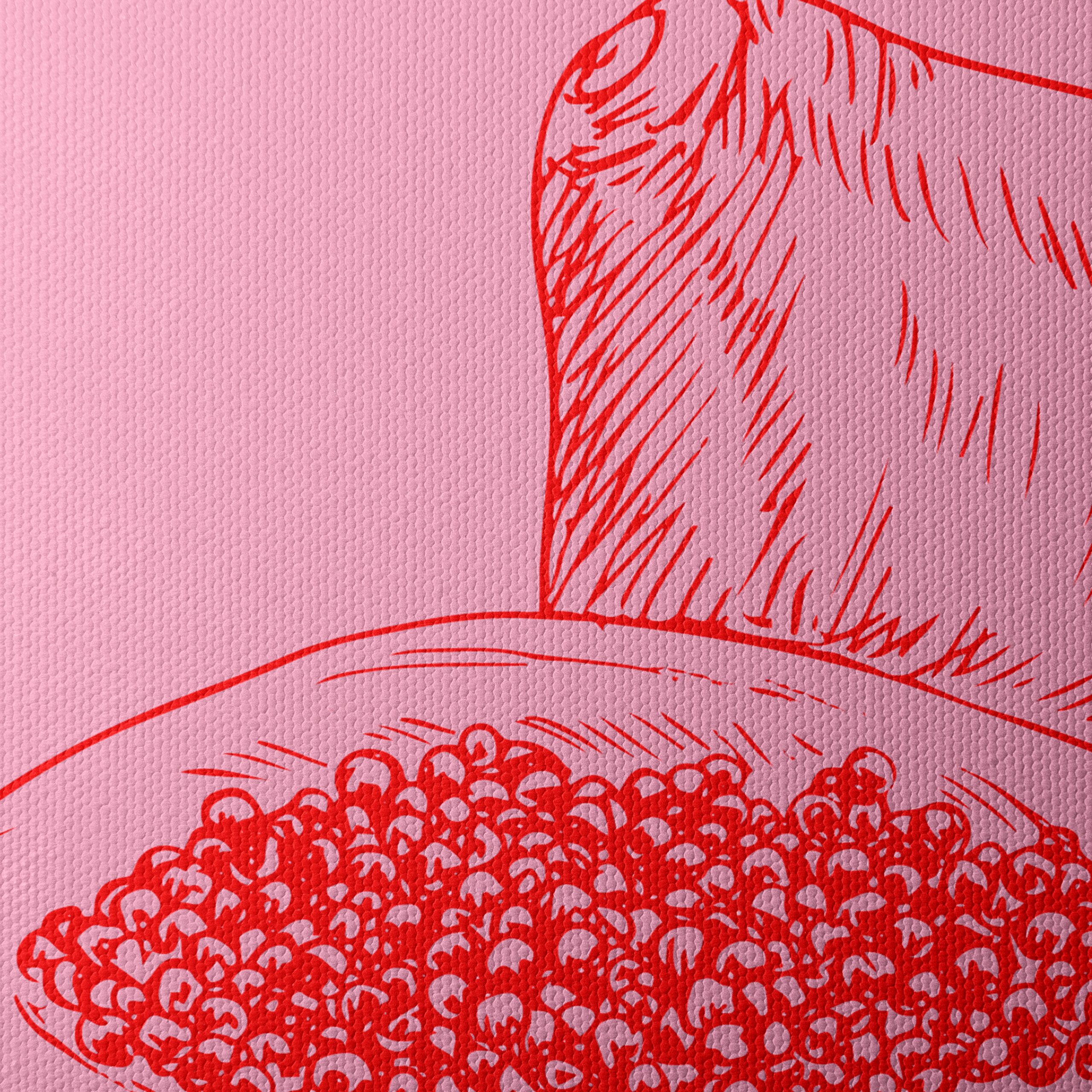 Abstract Papaya Artwork for Modern Spaces - Image 4