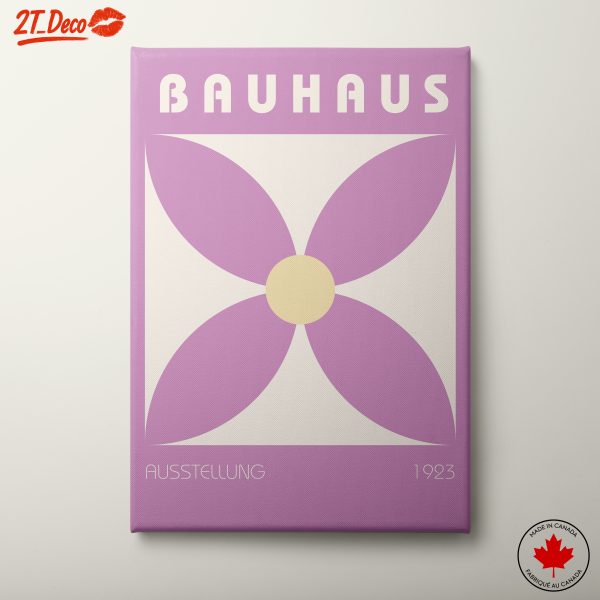 Bauhaus Style Abstract Floral Design