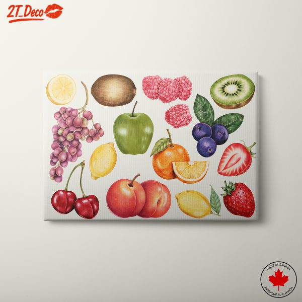 Colorful Abstract Fruit Art 5