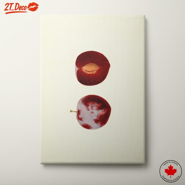 Stylized Abstract Food Art of a Fruit