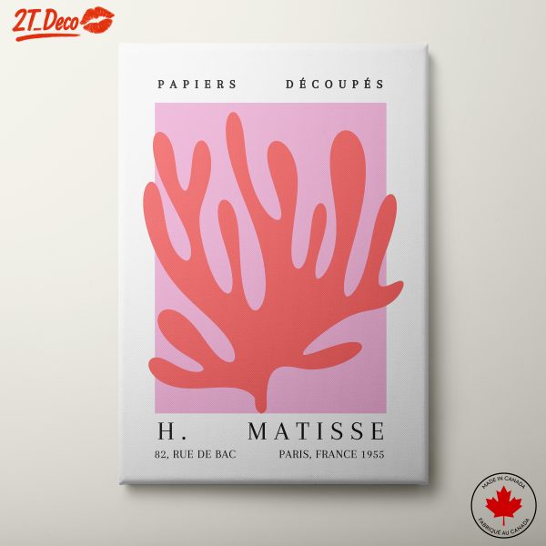 H. Matisse Inspired Botanical Artwork