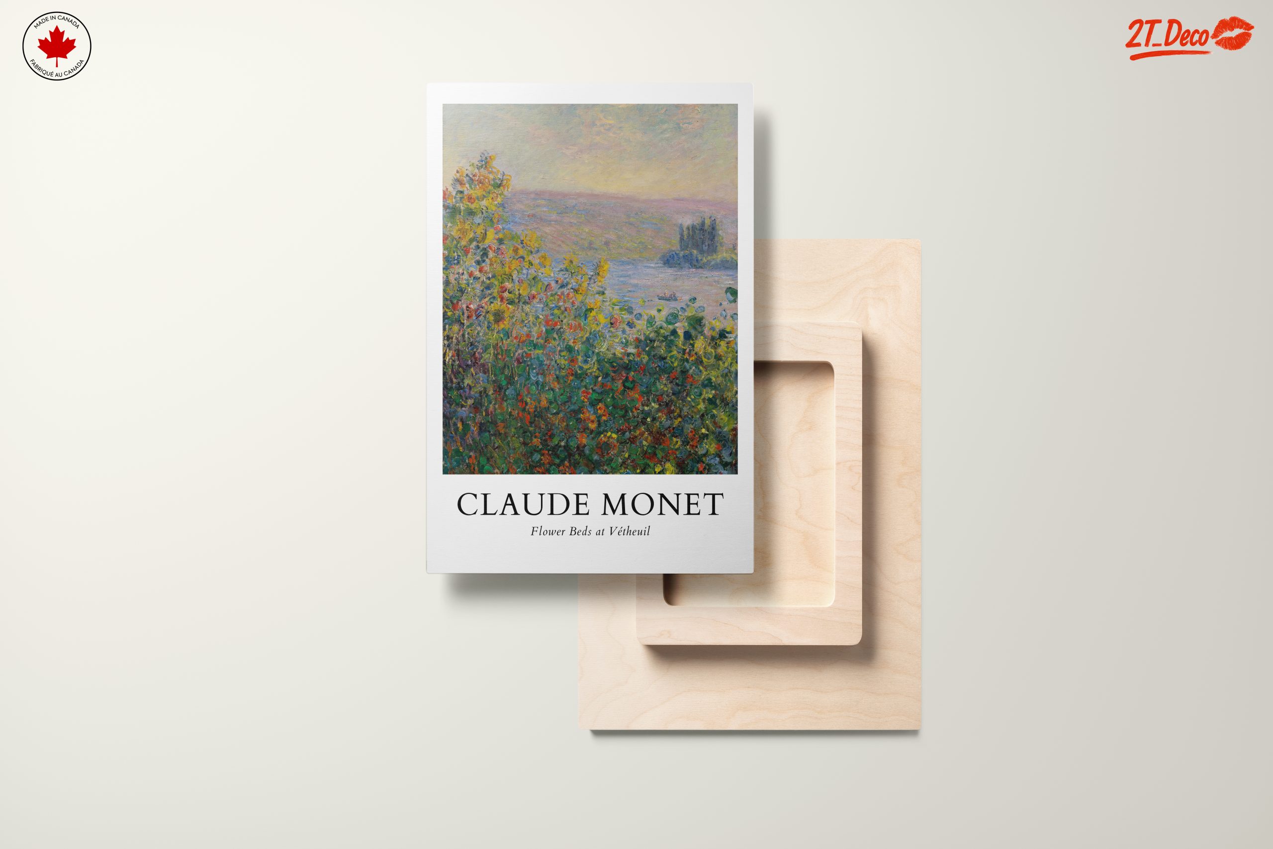 Claude Monet Flower Beds at Vetheuil Art - Image 11