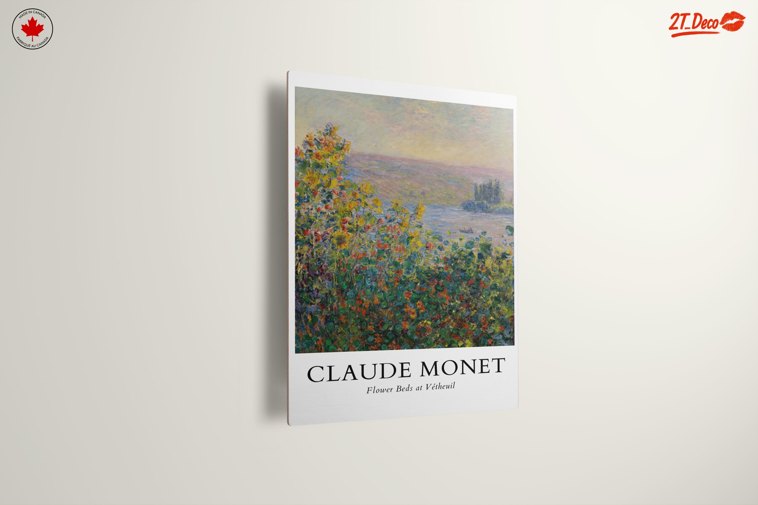 Claude Monet Flower Beds at Vetheuil Art - Image 13