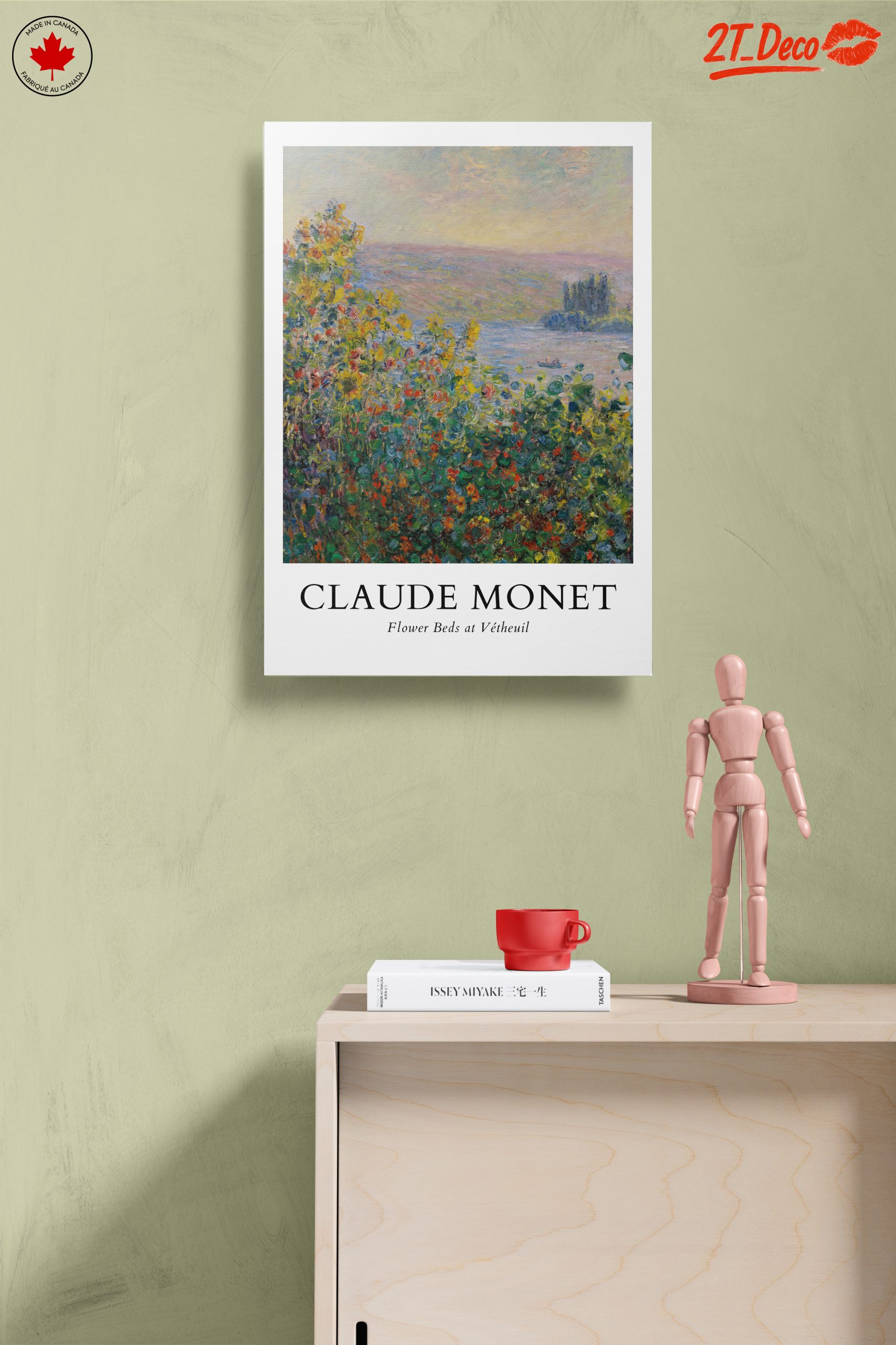 Claude Monet Flower Beds at Vetheuil Art - Image 14