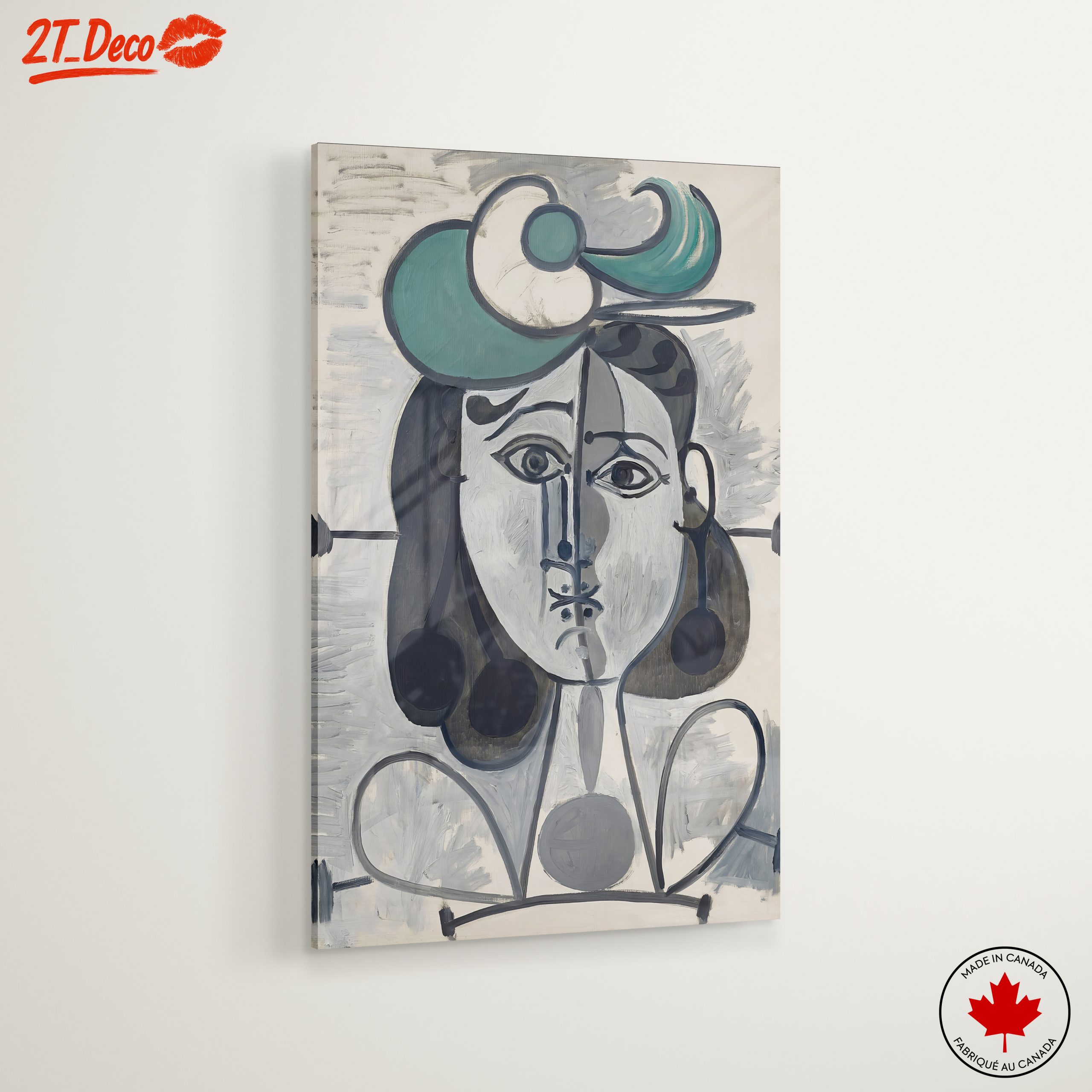 Contemporary Portrait with Bold Colors - Image 6
