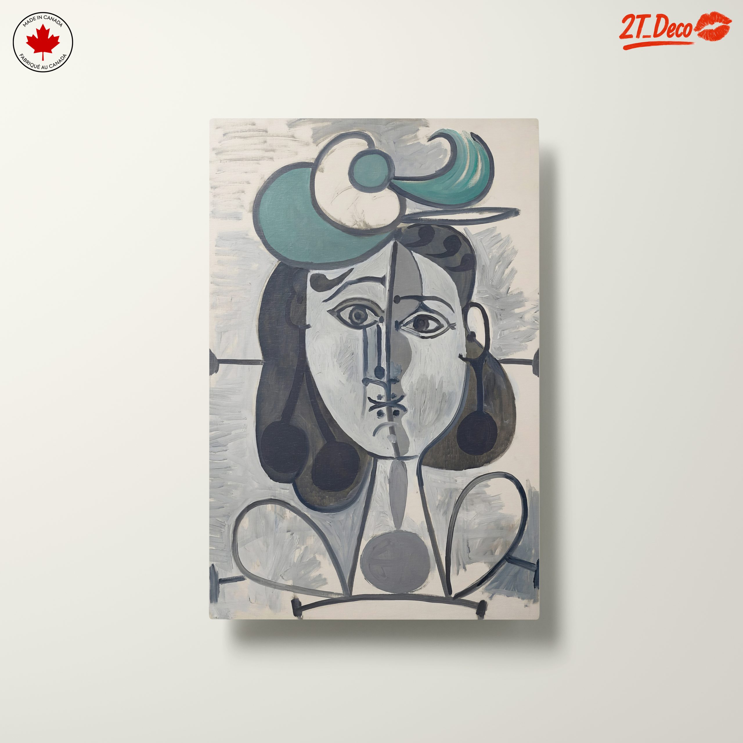 Contemporary Portrait with Bold Colors - Image 10