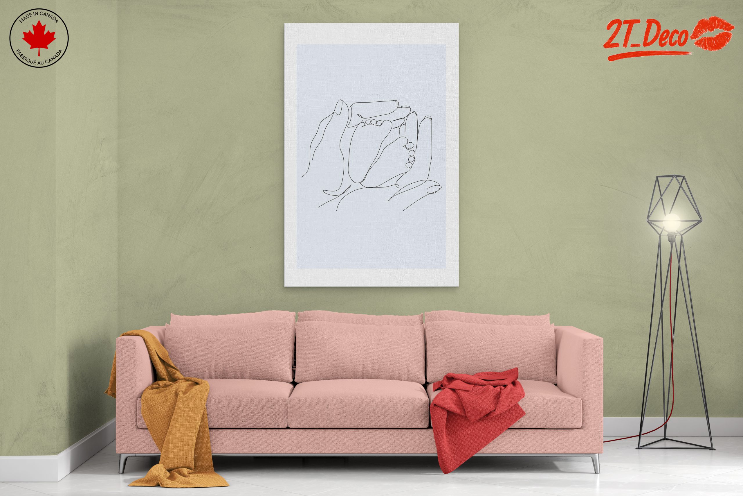 Minimalist Line Art Hands and Feet - Image 2