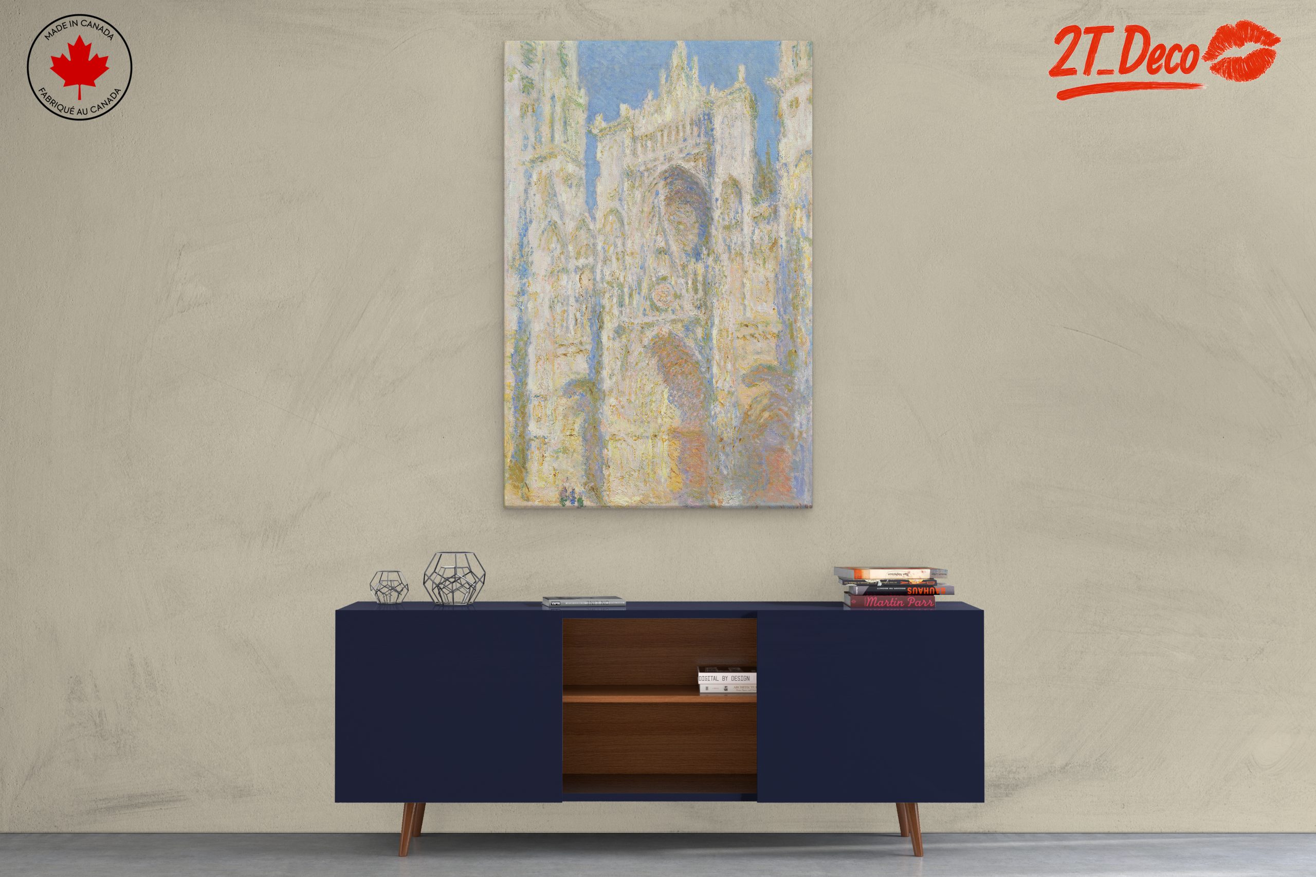 Impressionist Style Cathedral Art - Image 3