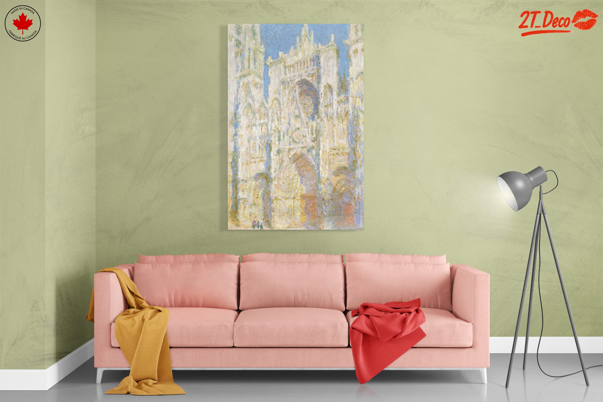 Impressionist Style Cathedral Art - Image 7
