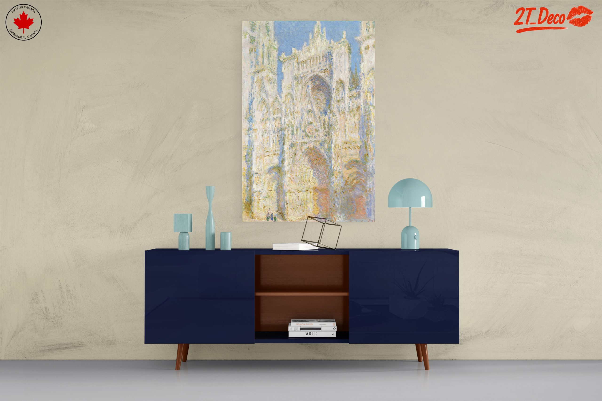 Impressionist Style Cathedral Art - Image 8
