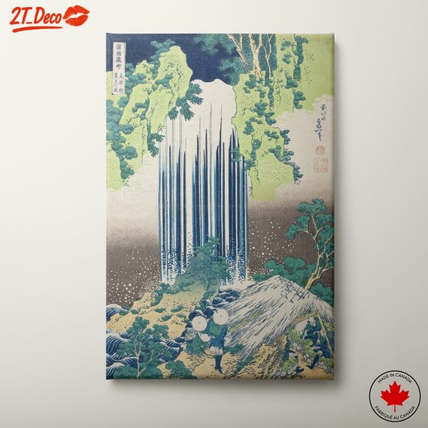 Stunning Japanese Waterfall Landscape Art