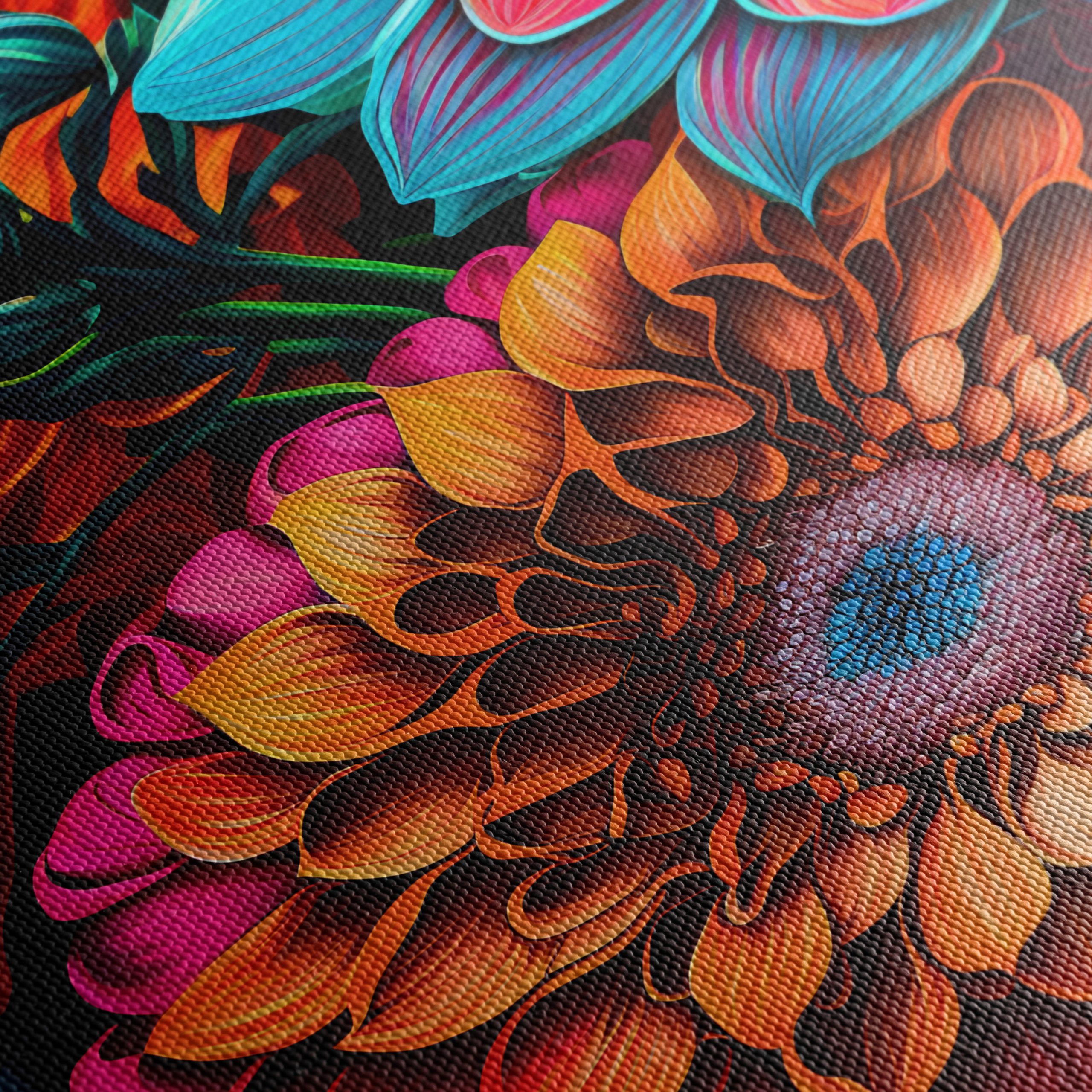 Vibrant Floral Composition Art 3 - Image 5