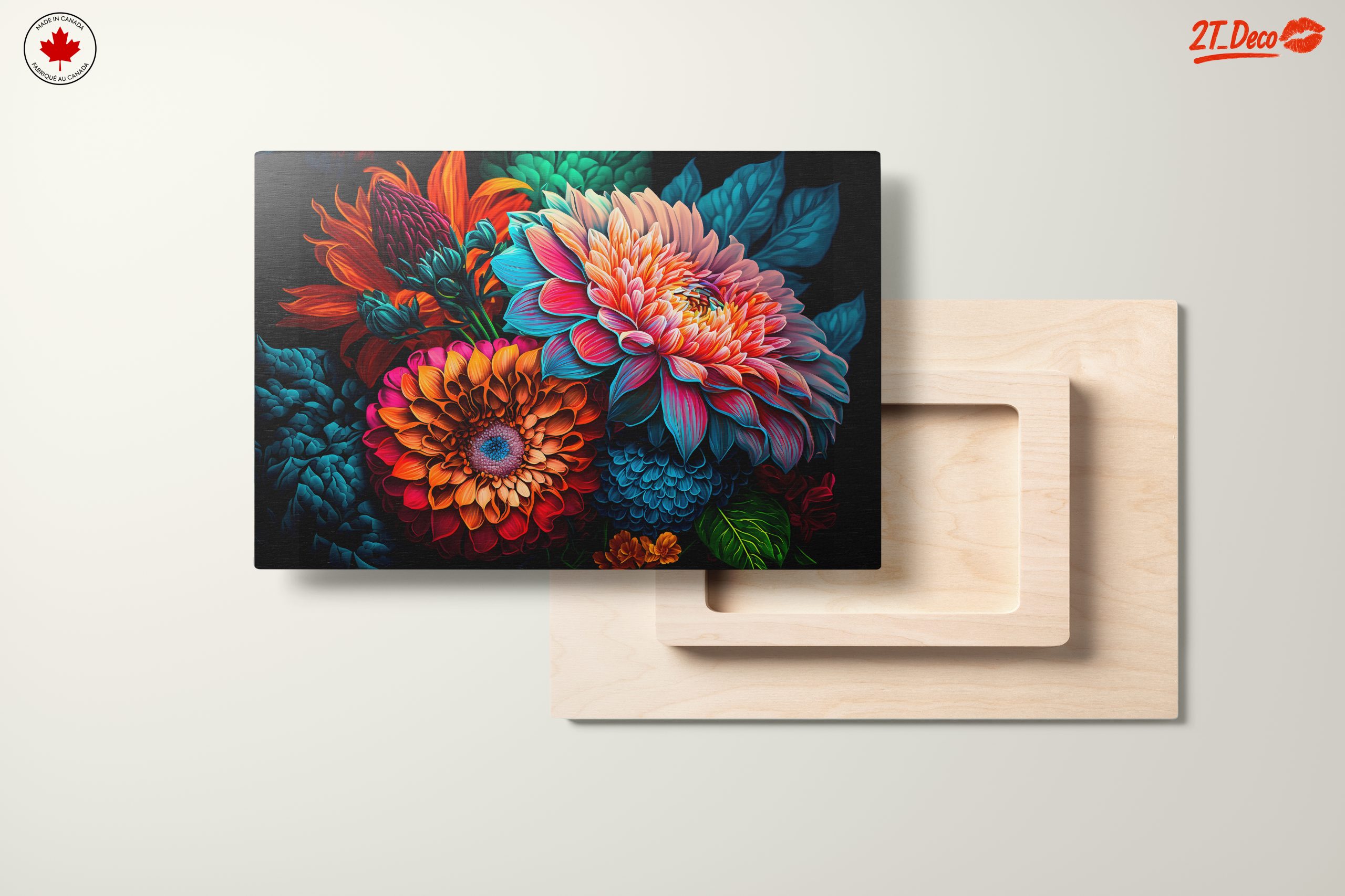 Vibrant Floral Composition Art 3 - Image 11