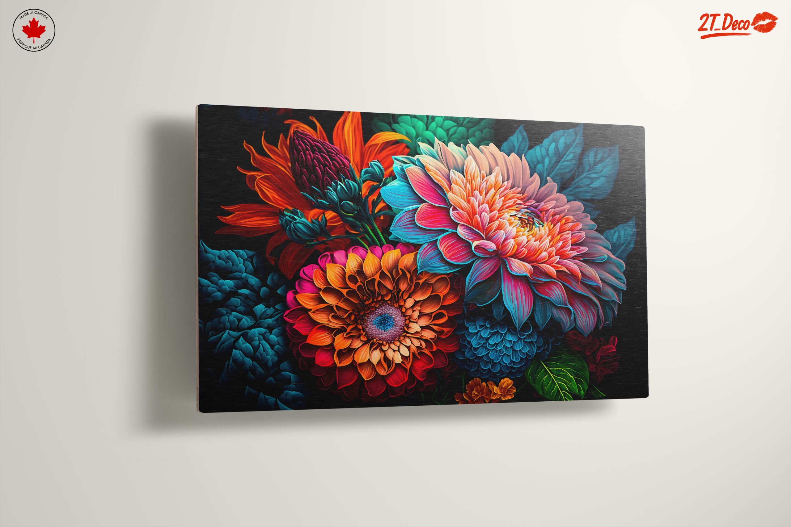 Vibrant Floral Composition Art 3 - Image 13