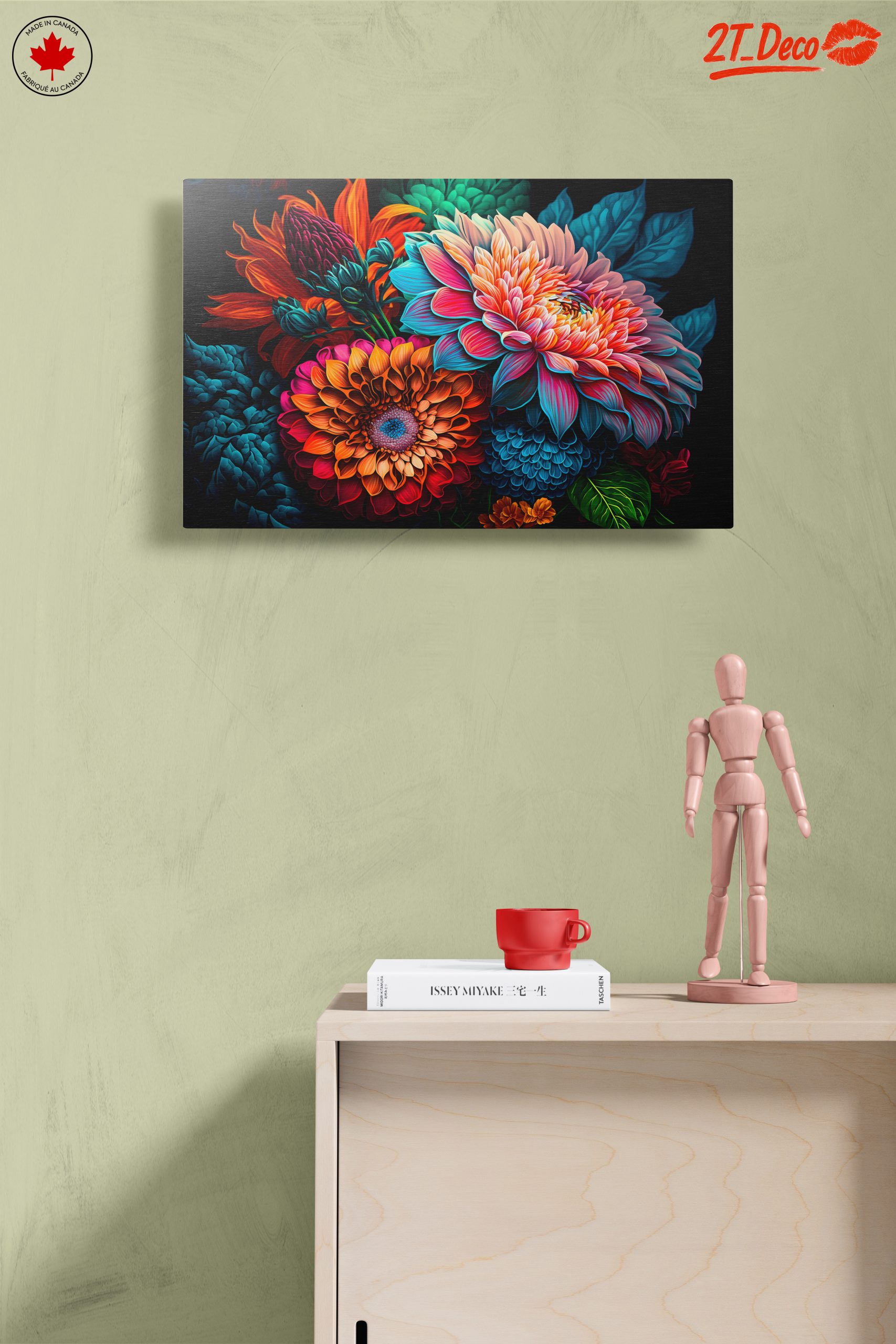 Vibrant Floral Composition Art 3 - Image 14