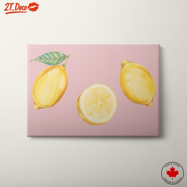 Lemon Abstract Artwork for Modern Spaces