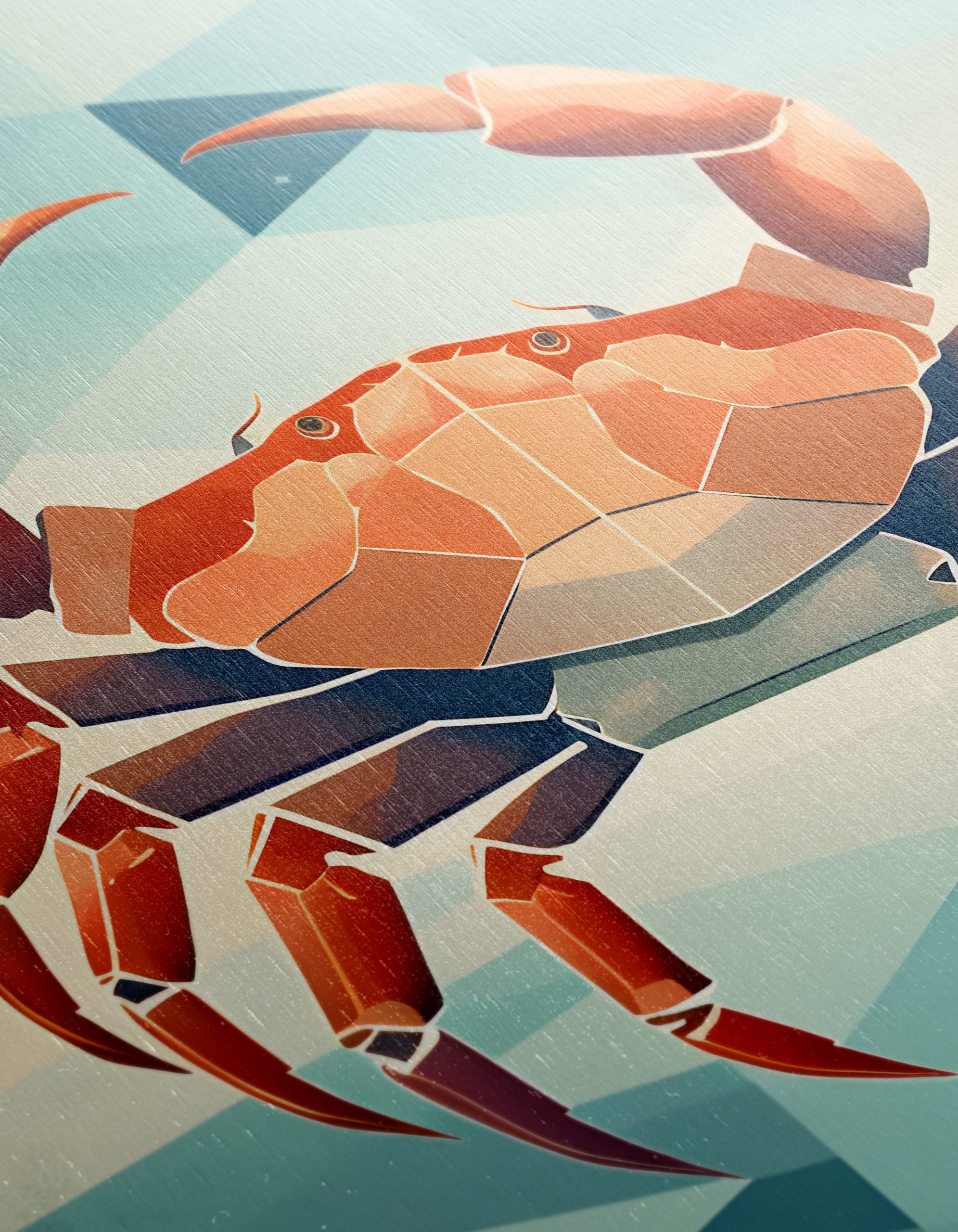 Stylized Crab Abstract Marine Art - Image 12