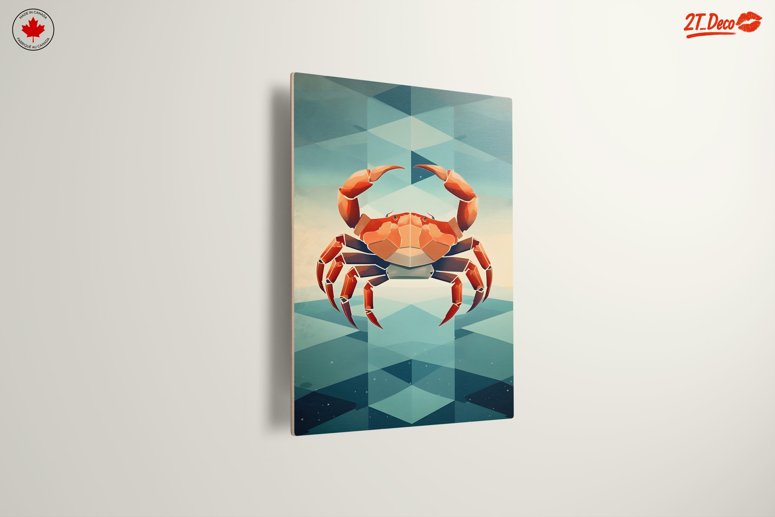 Stylized Crab Abstract Marine Art - Image 13
