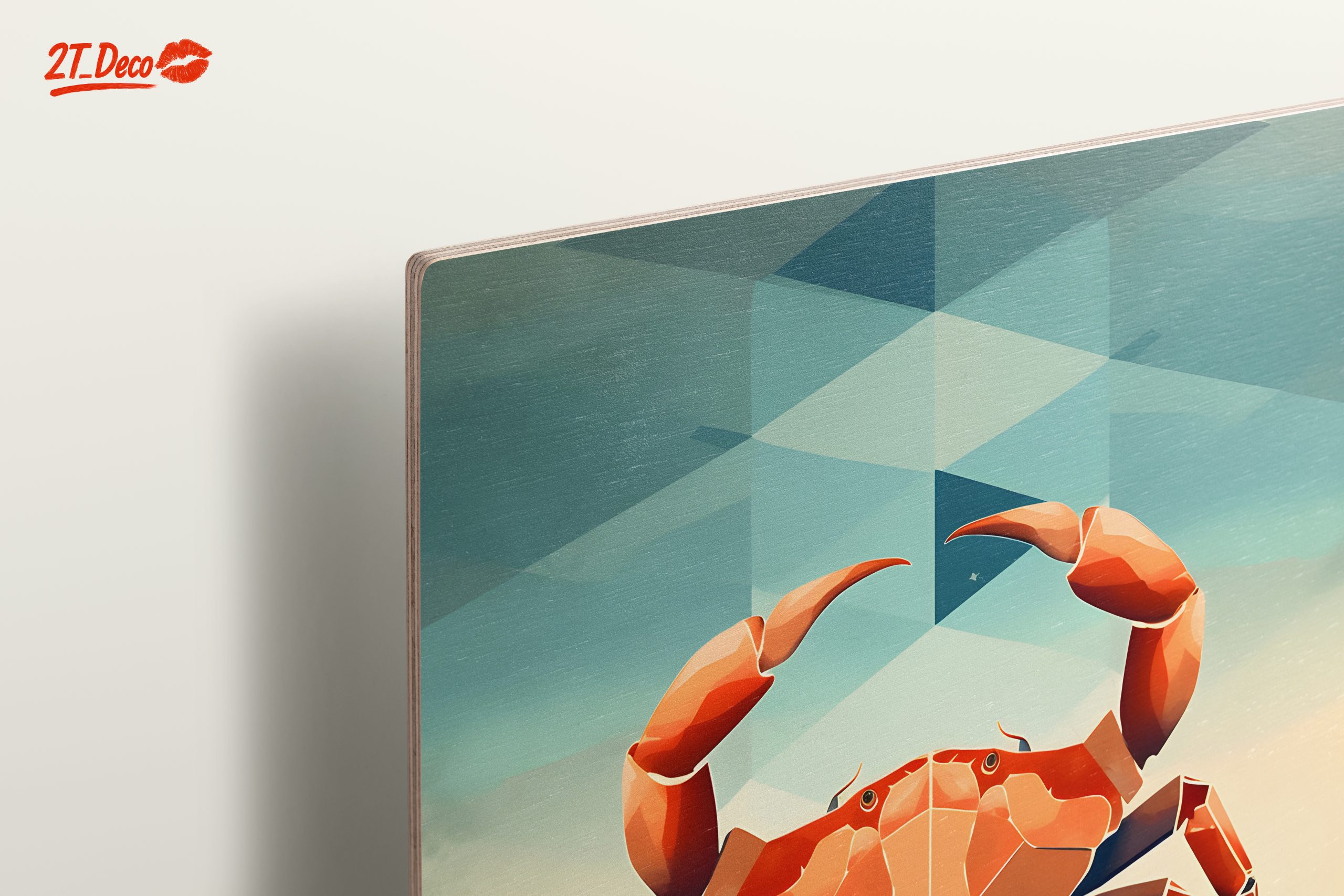 Stylized Crab Abstract Marine Art - Image 15