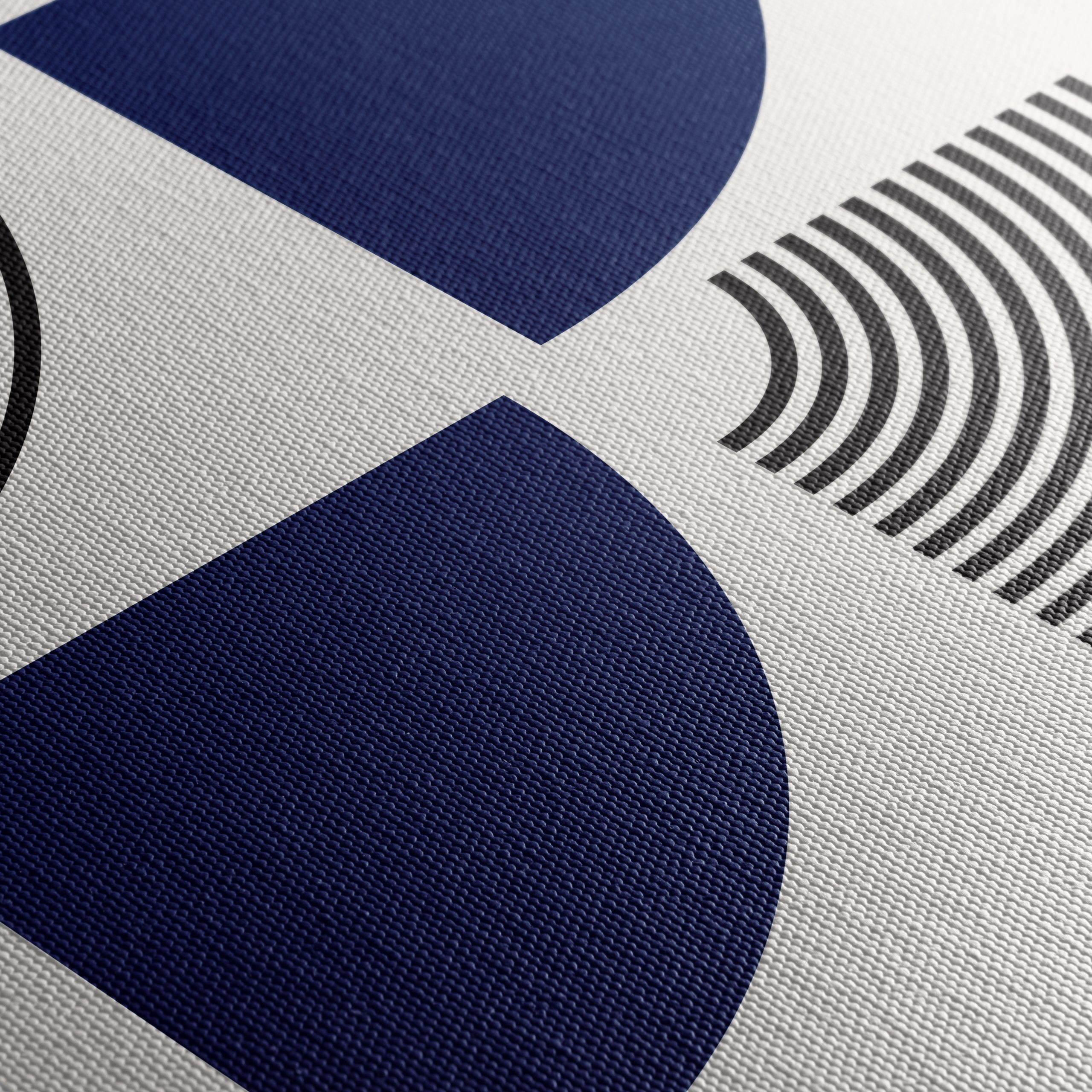 Geometric Abstract Art with Curved Lines 2 - Image 5