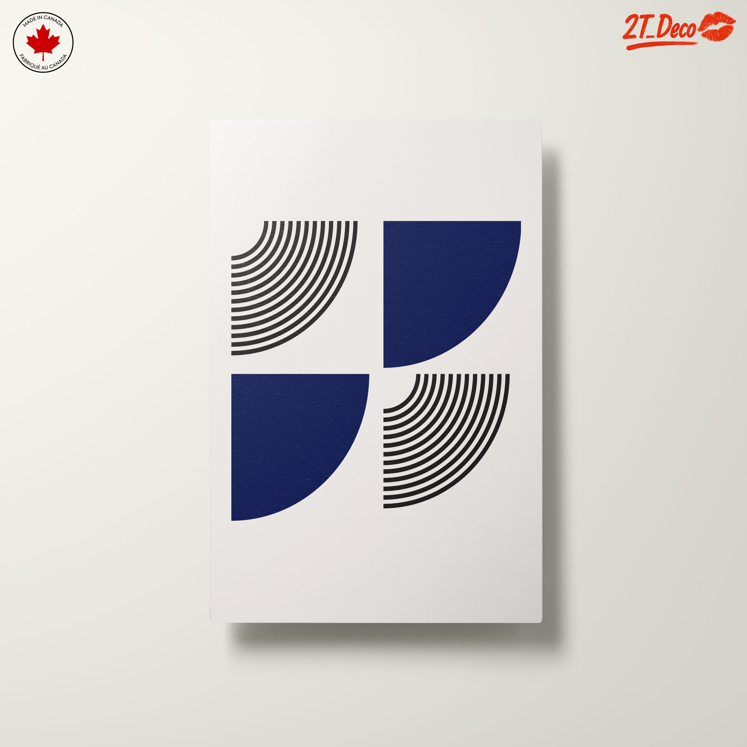Geometric Abstract Art with Curved Lines 2 - Image 10