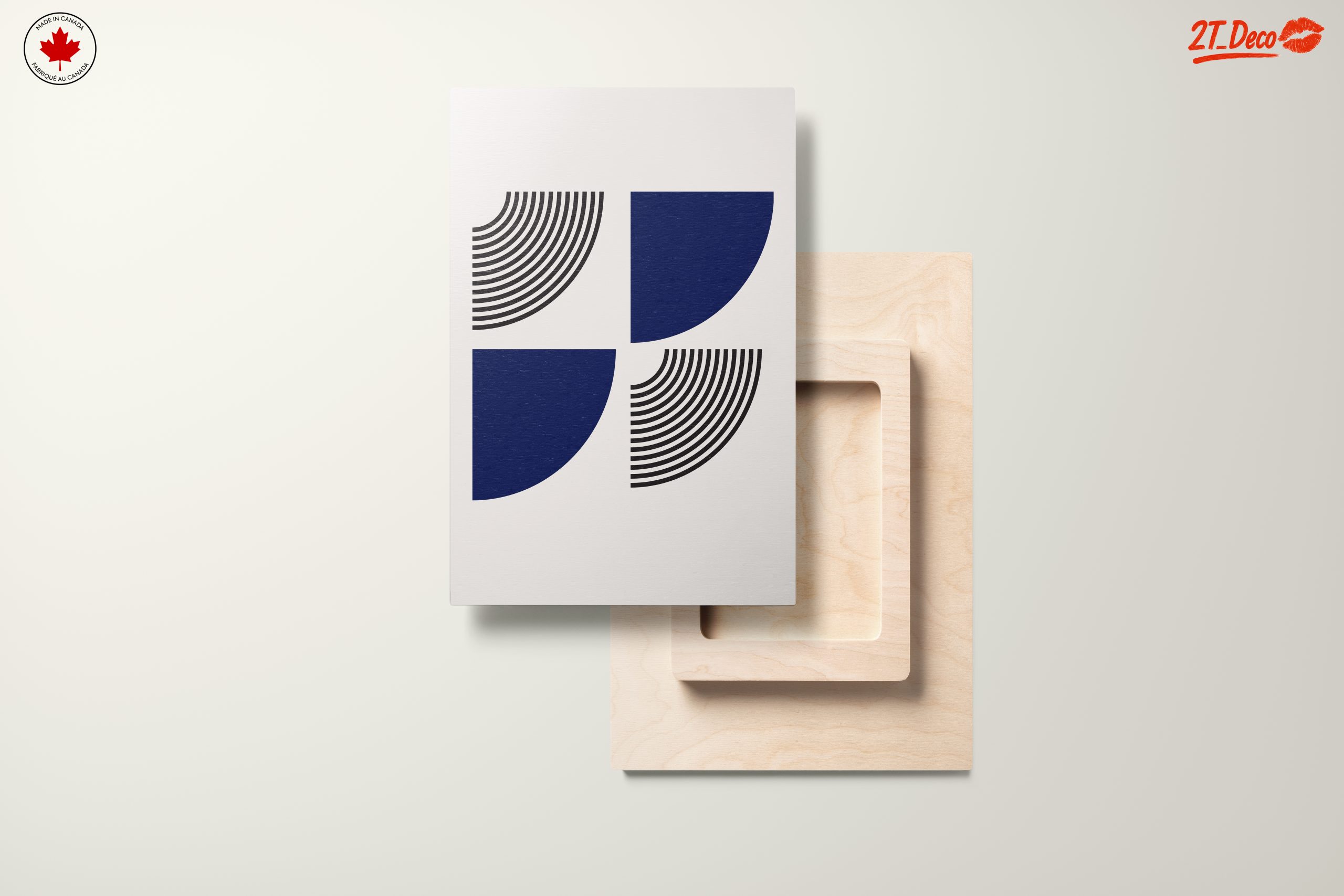 Geometric Abstract Art with Curved Lines 2 - Image 11