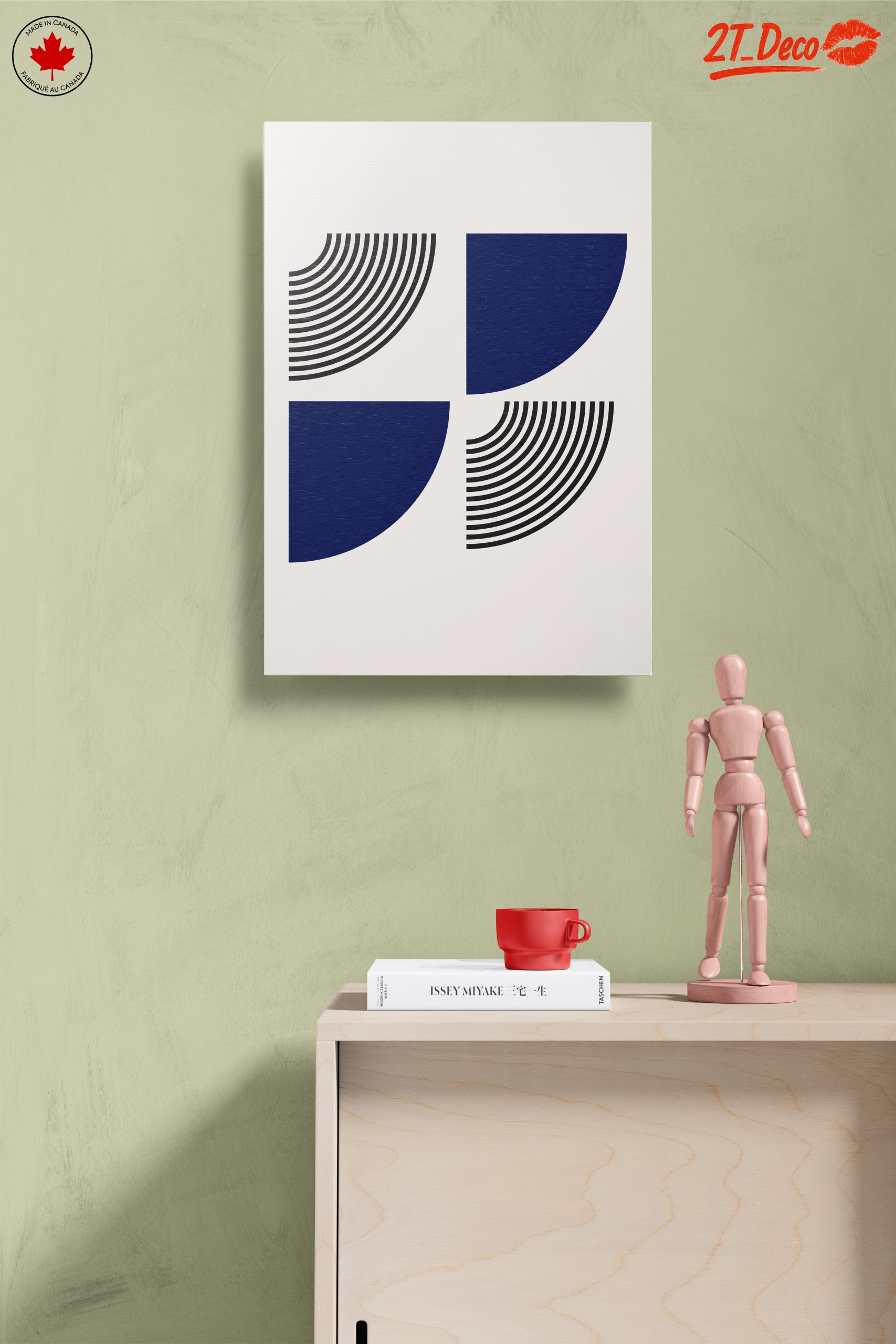 Geometric Abstract Art with Curved Lines 2 - Image 14