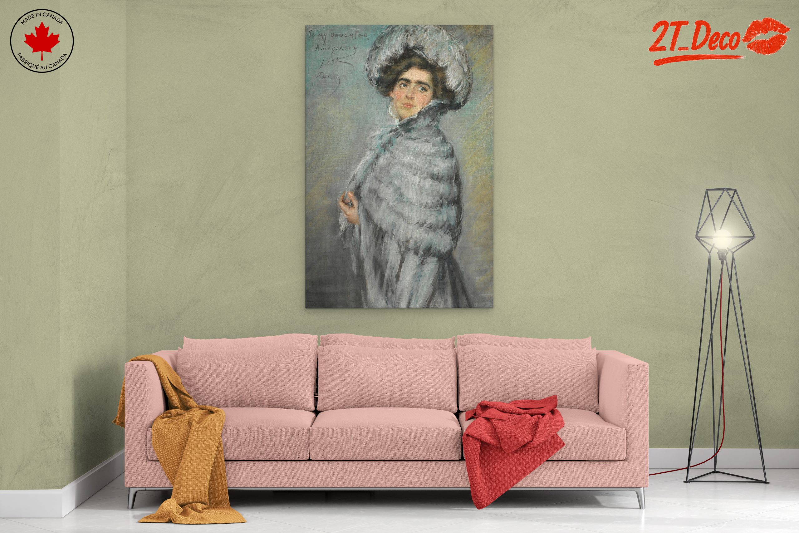 Elegant Portrait of a Woman in Historical Attire 2 - Image 2