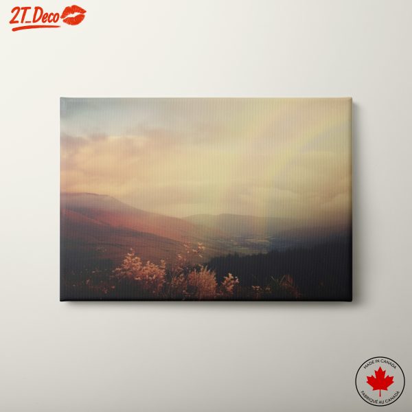Serene Adventure Landscape with Rainbow