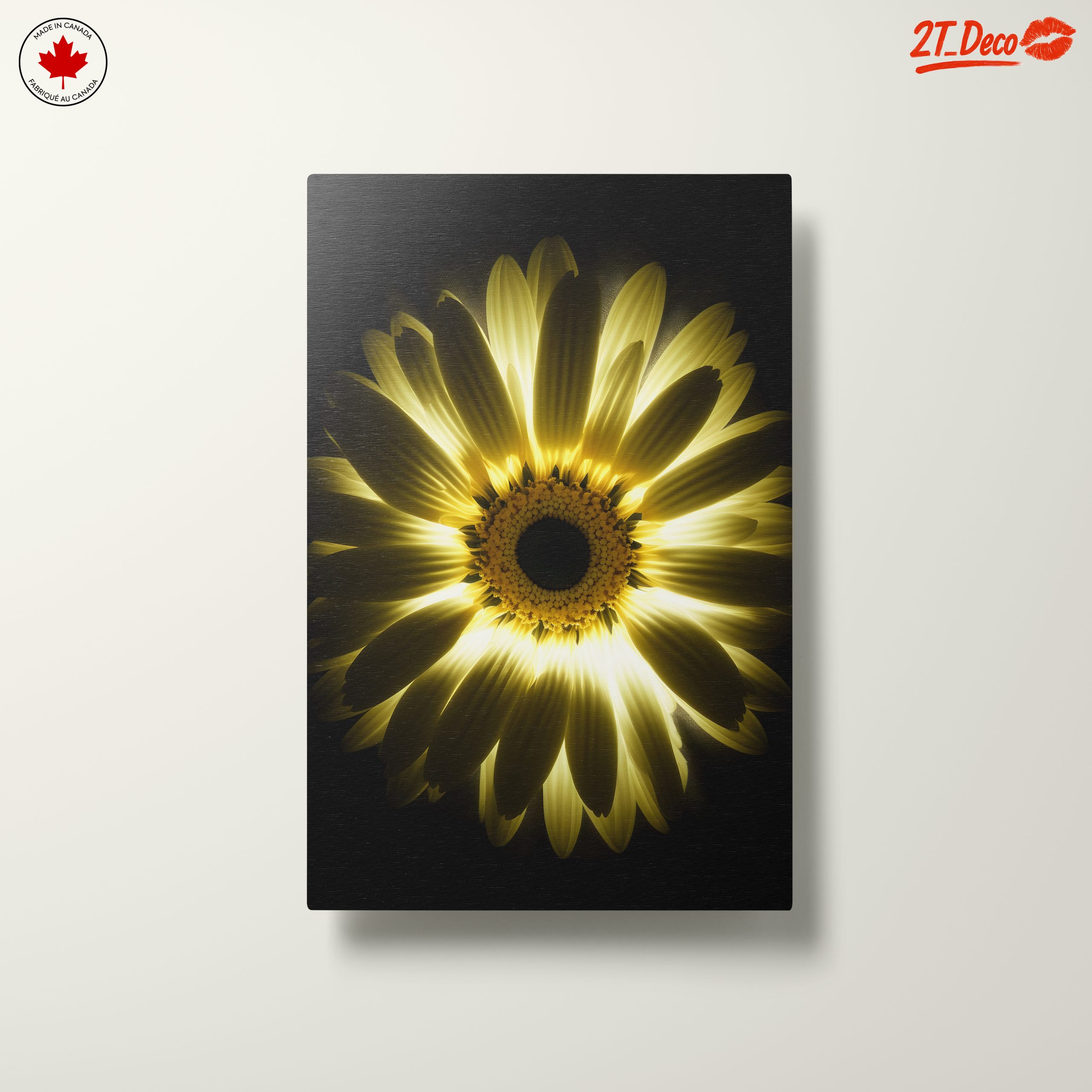 Radiant Floral Artwork of a Bright Flower - Image 10