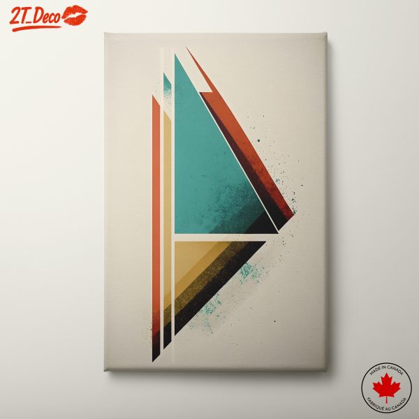 Geometric Colorful Abstract Composition Art