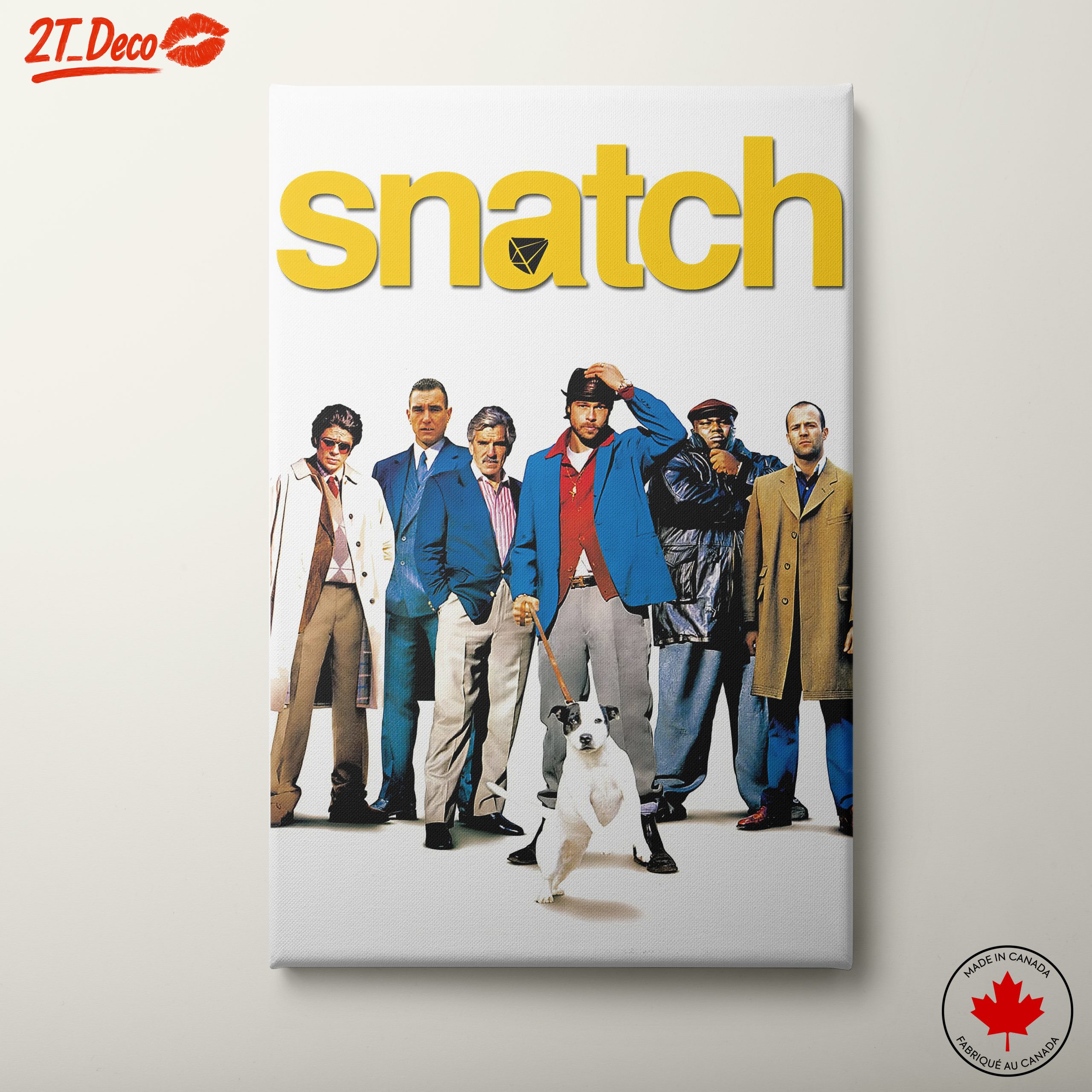 Stylized Movie Artwork Featuring Snatch