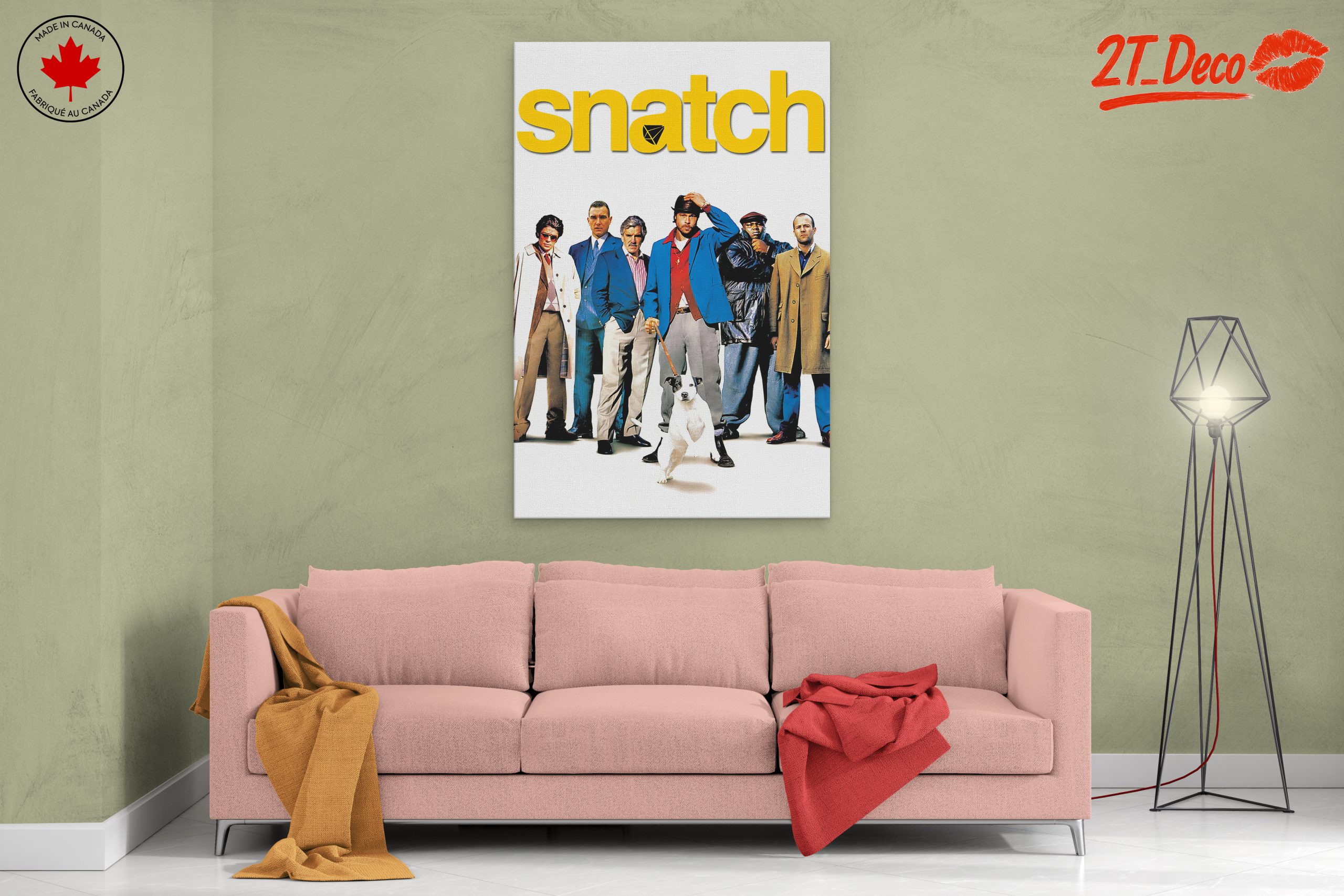 Stylized Movie Artwork Featuring Snatch - Image 2