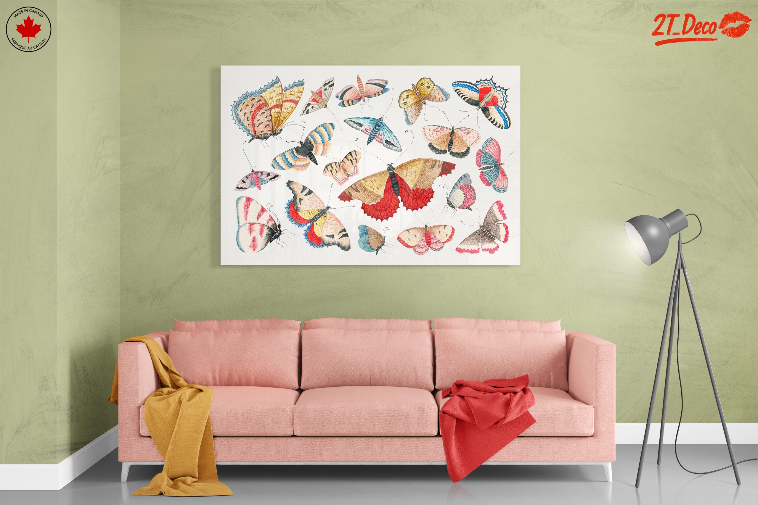 Colorful Butterflies Watercolor Art - Image 7