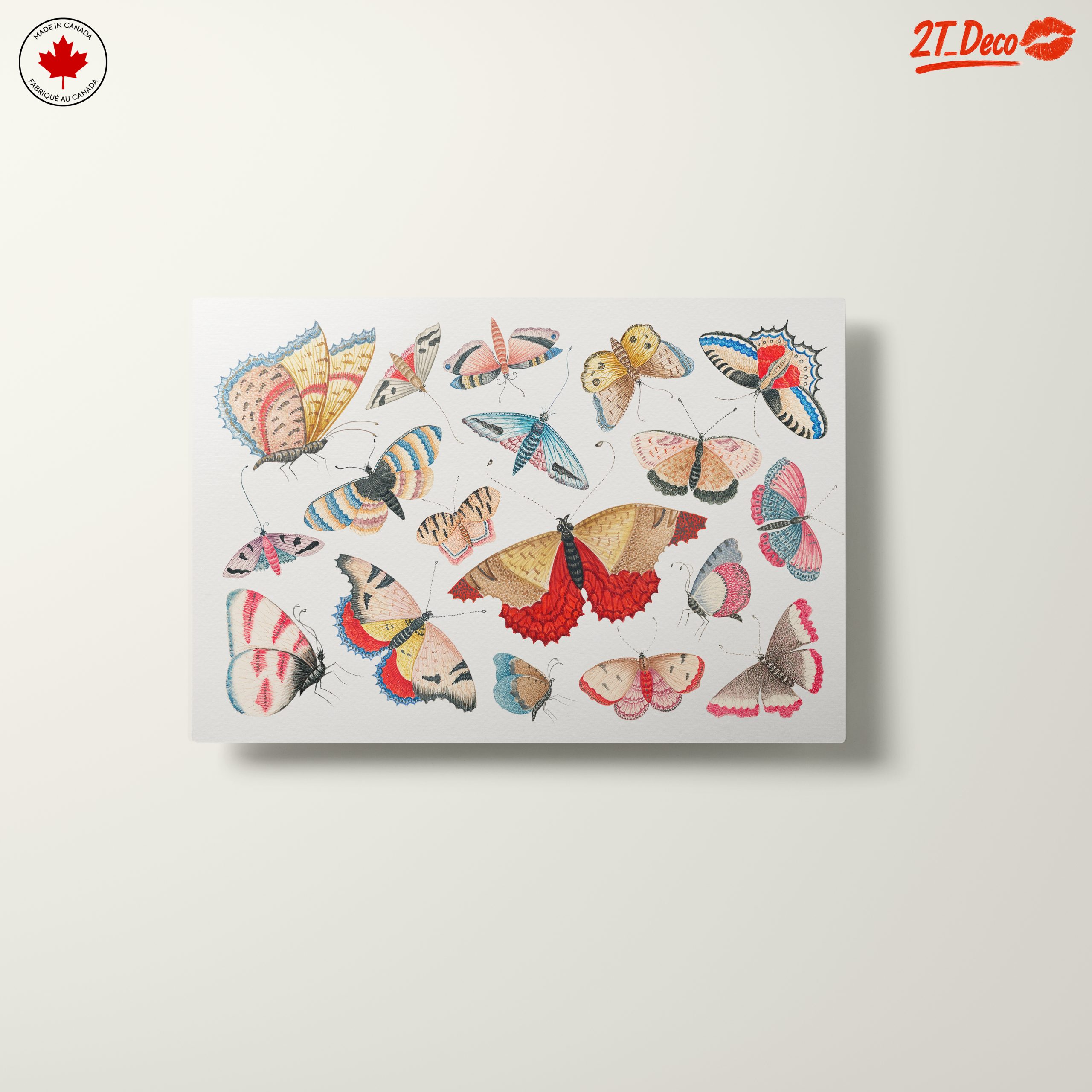 Colorful Butterflies Watercolor Art - Image 10