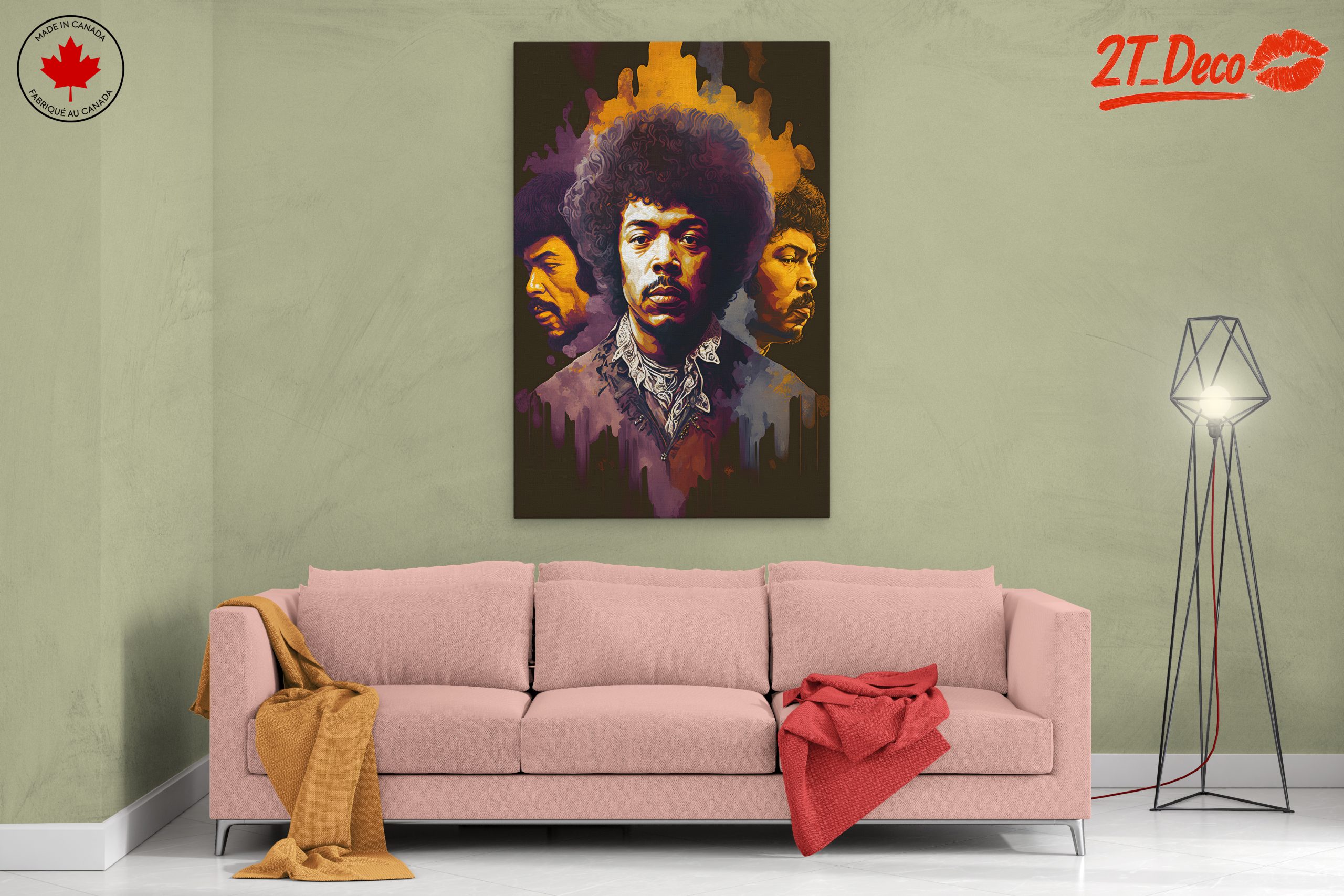 Jimi Hendrix Musical Icon Artwork - Image 2