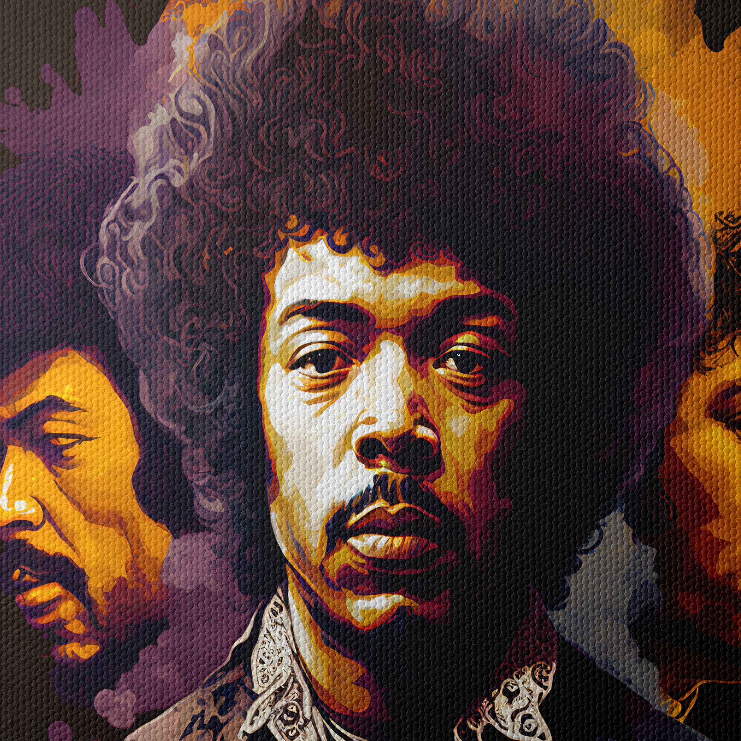 Jimi Hendrix Musical Icon Artwork - Image 4