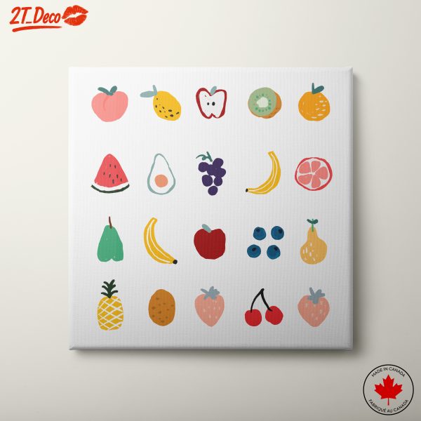 Colorful Abstract Fruit Art 3