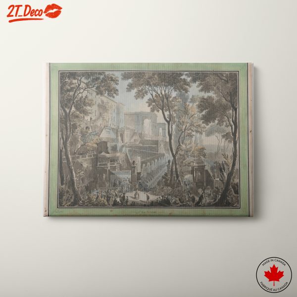 Elegant Architectural Floral Landscape