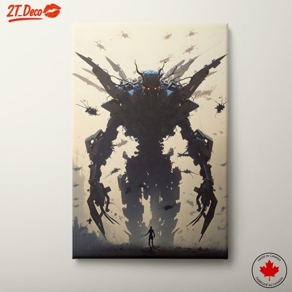 Futuristic Character Design with Robotic Elements