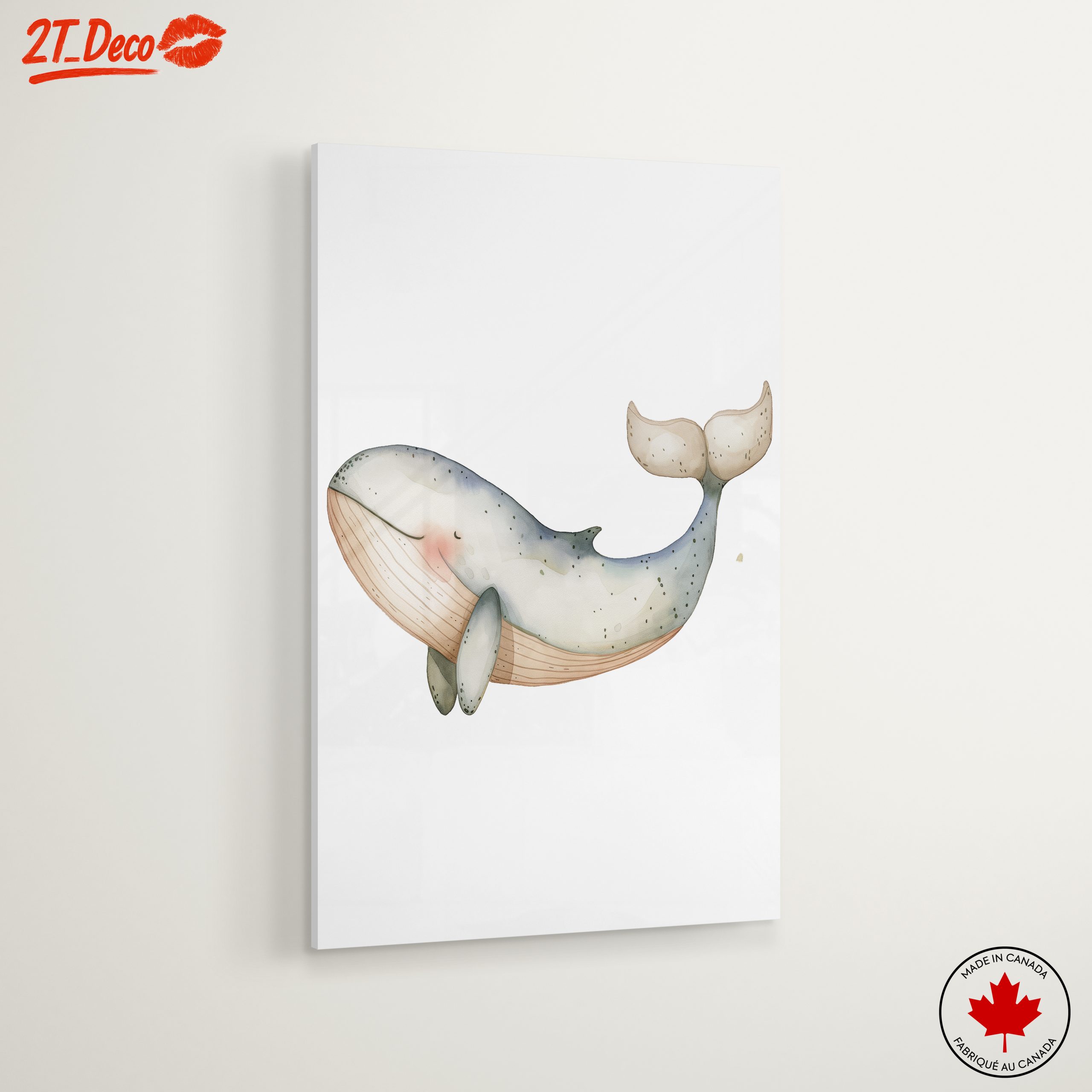 Whimsical Cute Whale Illustration - Image 6