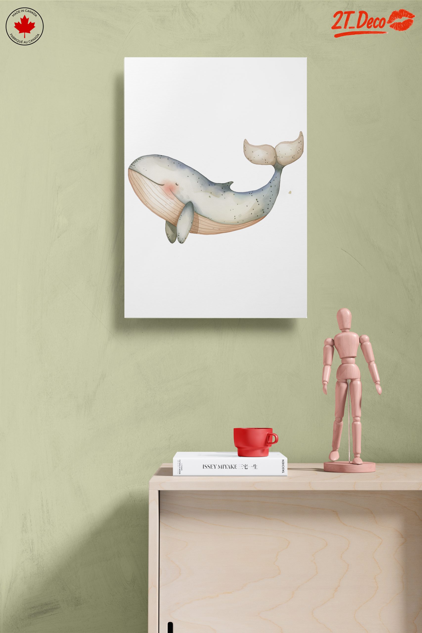 Whimsical Cute Whale Illustration - Image 14