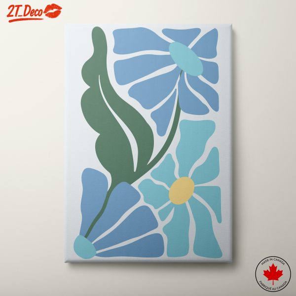 Stylized Floral Art for Modern Interiors