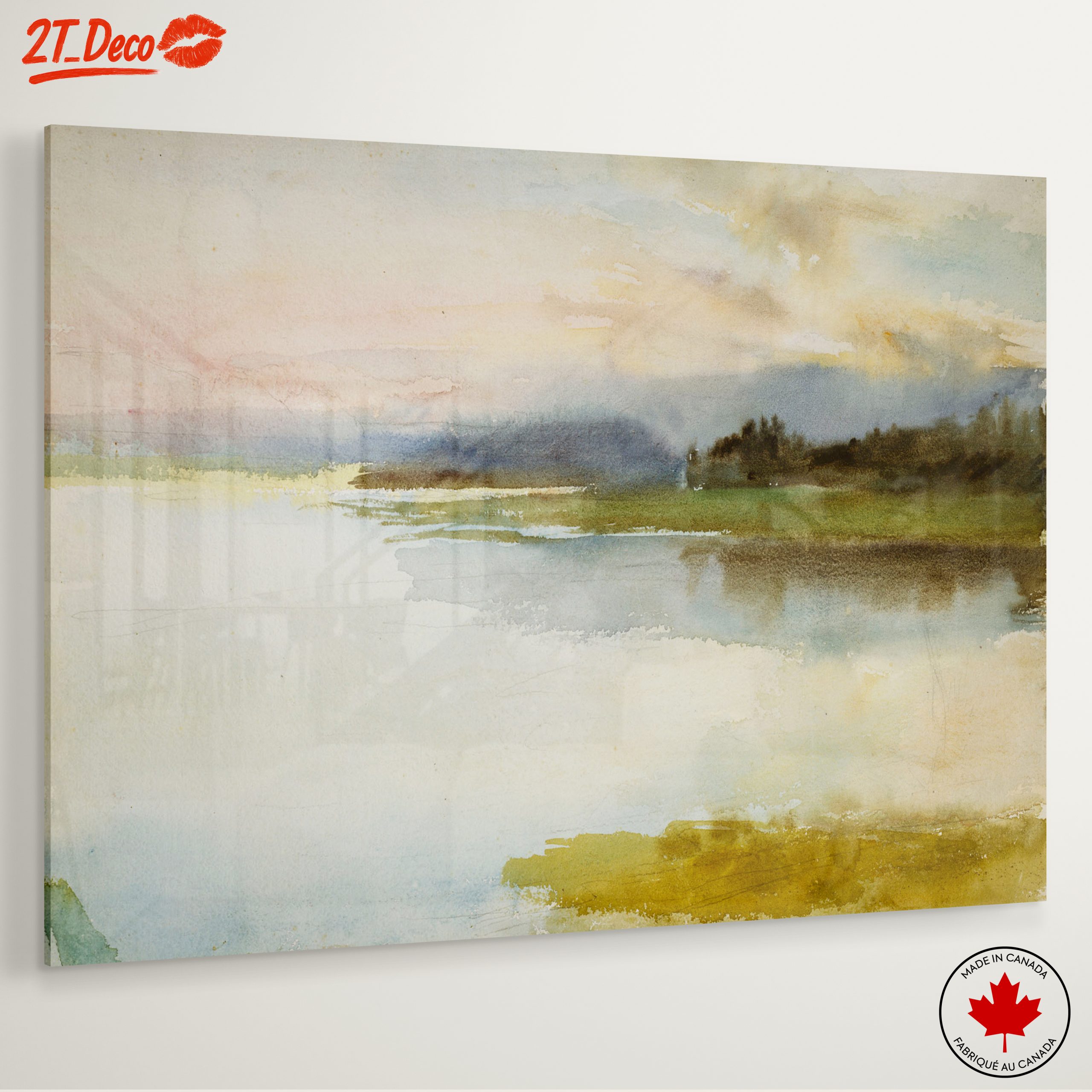 Calming Abstract Landscape Artwork - Image 6