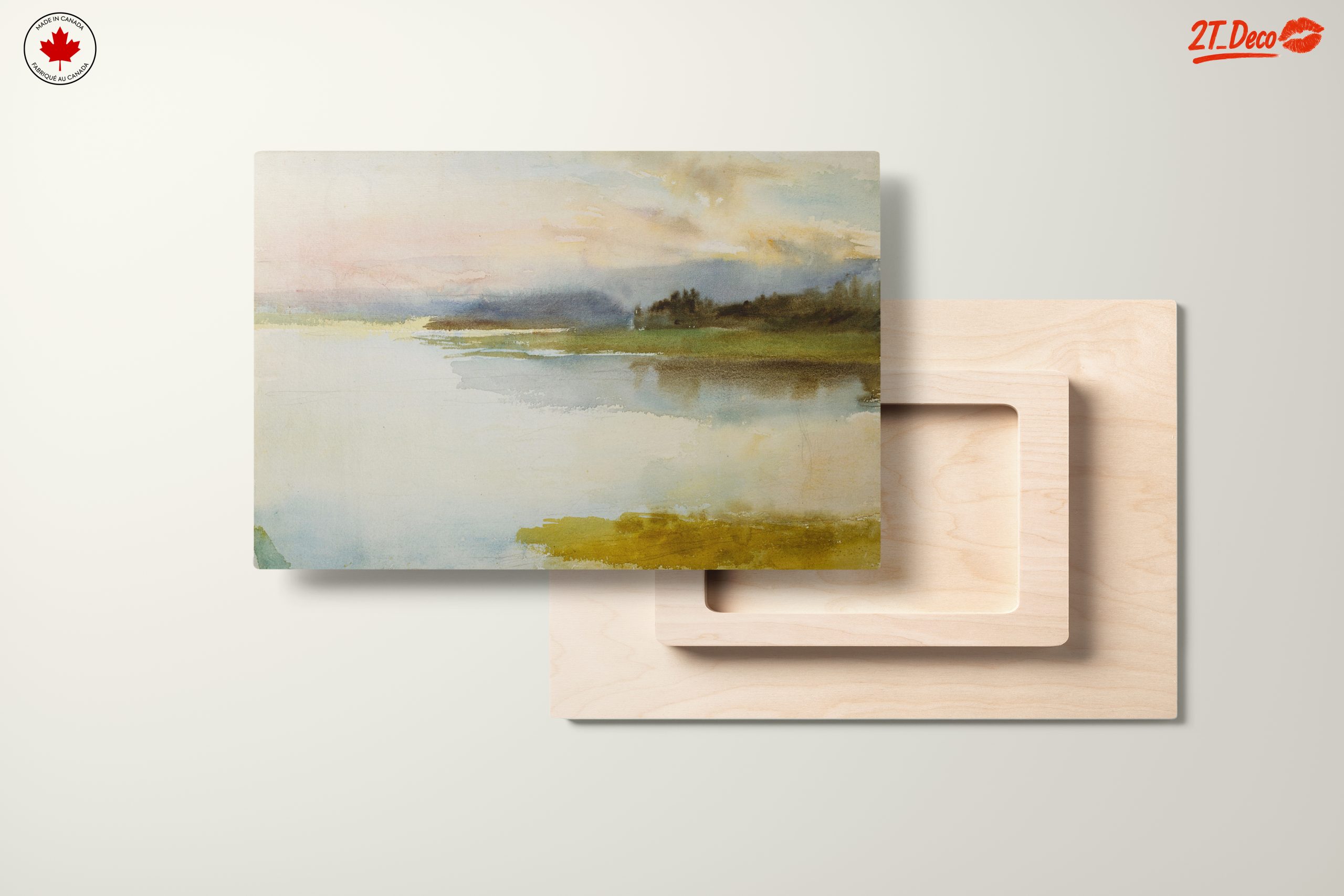 Calming Abstract Landscape Artwork - Image 11