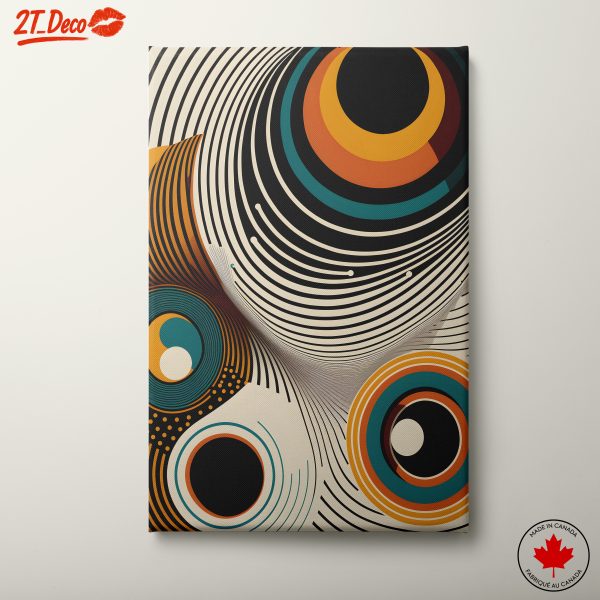 Vibrant Dynamic Abstract Circles