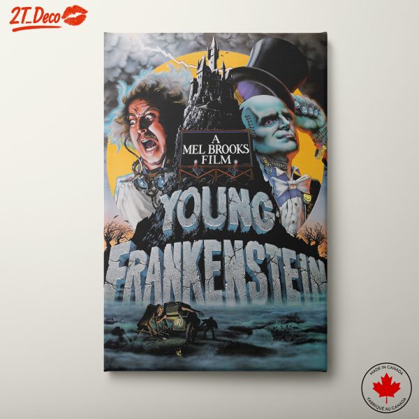 Young Frankenstein Vintage Movie Poster Art