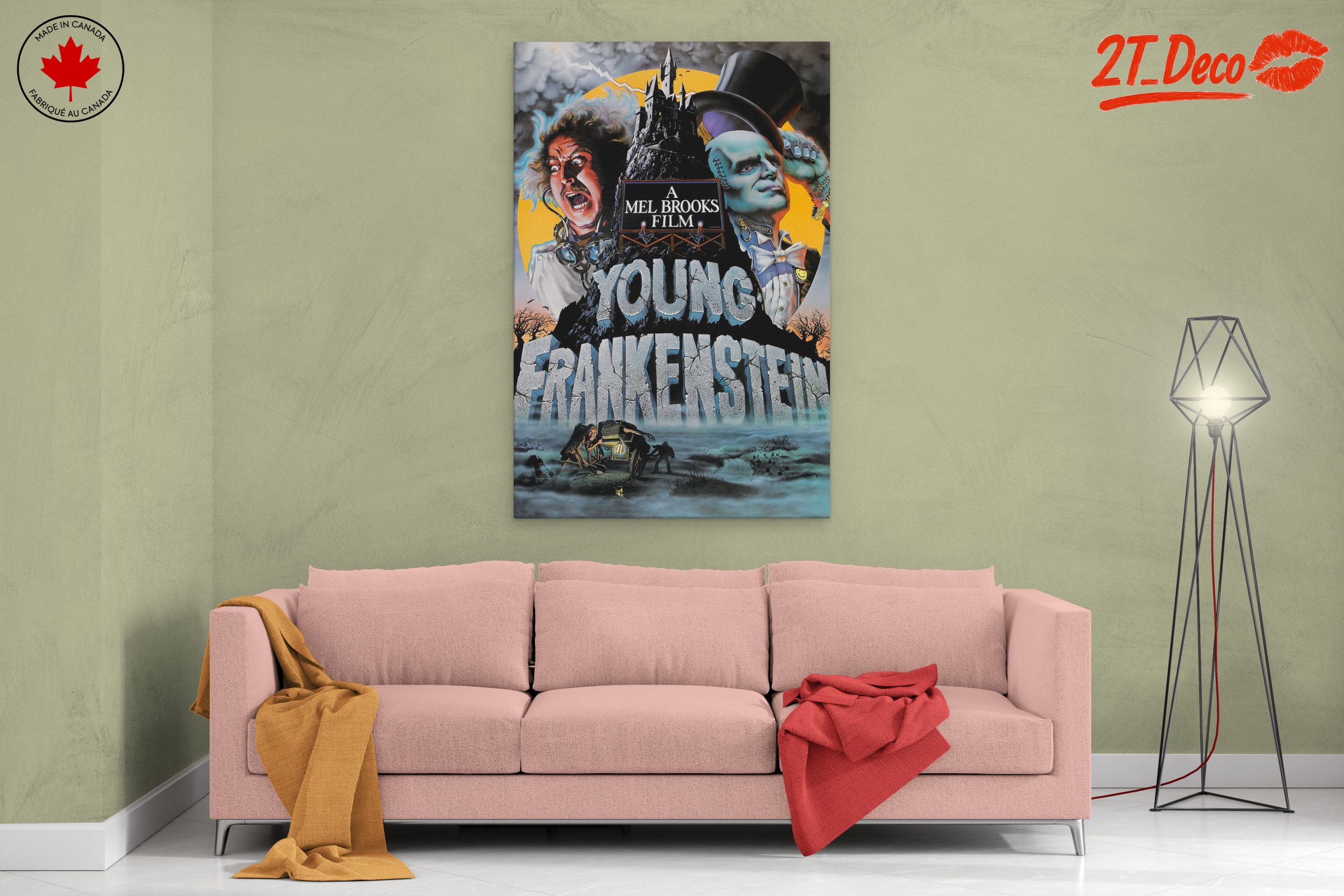 Young Frankenstein Vintage Movie Poster Art - Image 2